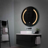 LED Spiegel Rund | Touch-Schalter | Warmweißes Licht - Reyze Seria Salono Model 5